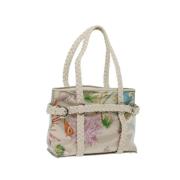 Pre-owned Fabric shoulder-bags Salvatore Ferragamo Pre-owned , Beige ,...