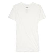 Casual korte mouw beige katoenen T-shirt Rick Owens , Beige , Heren