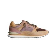 Moderne Lila en Khaki Sneakers Hoff , Multicolor , Dames