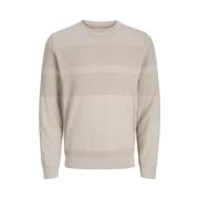 Gebreide ronde hals trui Veergrijs Jack & Jones , Gray , Heren