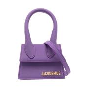 Paarse Mini Tas met Top Handvat Jacquemus , Purple , Dames