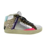 SK8 Mid Glitter Schoenen Crime London , Multicolor , Dames