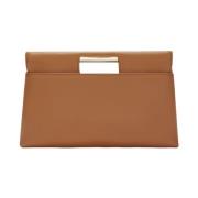 Bruine tassen met magnetische clipsluiting Furla , Brown , Dames