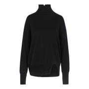 Lupetto Rasa Sweater Daniele Fiesoli , Black , Dames