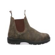 Rustiek Bruin Leren Laarzen Blundstone , Brown , Heren