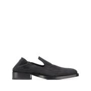 Klassieke Zwarte Leren Sandalen Ann Demeulemeester , Black , Heren