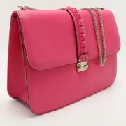 Pre-owned Leather shoulder-bags Valentino Vintage , Pink , Dames