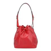 Pre-owned Leather louis-vuitton-bags Louis Vuitton Vintage , Red , Dam...