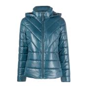 Blauwe Puffer & Donsjas Calvin Klein , Blue , Dames