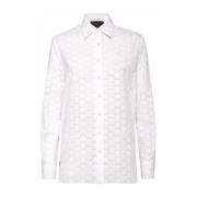 Casual Wit Katoenen Overhemd met Lange Mouwen Philipp Plein , White , ...