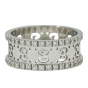 Pre-owned White Gold rings Gucci Vintage , Gray , Dames