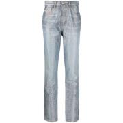 Casual Skinny Jeans in Blauw Diesel , Blue , Dames