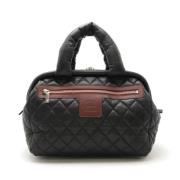 Pre-owned Leather handbags Chanel Vintage , Black , Dames