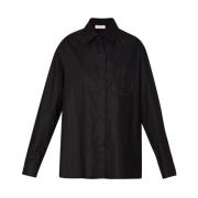 Studded Oversized Shirt Liu Jo , Black , Dames