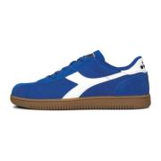 Blauwe Suède Tokyo Sneakers Diadora , Blue , Dames