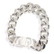 Pre-owned Metal bracelets Dior Vintage , Gray , Heren