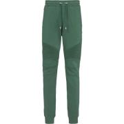 Groene Geribbelde Sweatpants Activewear Balmain , Green , Heren