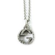 Pre-owned Metal necklaces Gucci Vintage , Gray , Dames