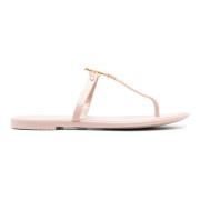 Roze Elegant Open Mules Jelly Schoenen Tory Burch , Pink , Dames