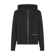 Stretch viscose hoodie voor eigentijdse vrouwen Seventy , Black , Dame...