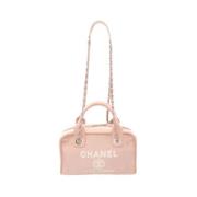 Pre-owned Canvas chanel-bags Chanel Vintage , Pink , Dames