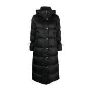 Zwarte Puffer & Down Coat Moorer , Black , Dames