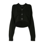 Zwarte Cashmere Cardigan Casual Stijl Proenza Schouler , Black , Dames