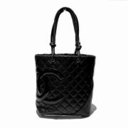 Pre-owned Leather chanel-bags Chanel Vintage , Black , Dames