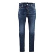 Stijlvolle Denim Jeans Dsquared2 , Blue , Heren