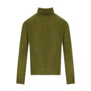 Groene Wollen Turtleneck Trui Manuel Ritz , Green , Heren