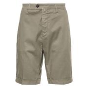 Groene Casual Bermuda Shorts Corneliani , Green , Heren