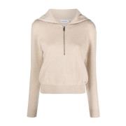 Beige Katoenen Sweaters & Hoodies Calvin Klein , Beige , Dames