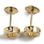 Pre-owned Yellow Gold earrings Louis Vuitton Vintage , Yellow , Dames