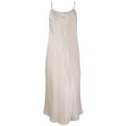 Beige Maxi Casual Slip Jurk Vince , Beige , Dames