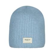 Gebreide Beanie Muts met Label Patch Barts , Blue , Dames