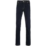 Blauwe Straight Stretch Jeans Tramarossa , Blue , Heren