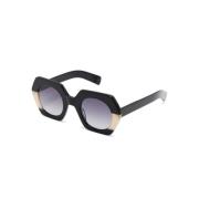 Piaf 006 Sunglasses Kaleos , Black , Dames