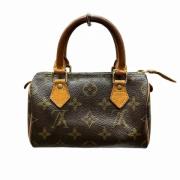 Pre-owned Canvas handbags Louis Vuitton Vintage , Brown , Dames