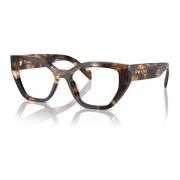 Trendy Eyewear Frames in Tortoise Sand Prada , Brown , Unisex