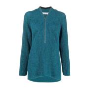 Blauwe Zip Sweater Casual Stijl Proenza Schouler , Blue , Dames