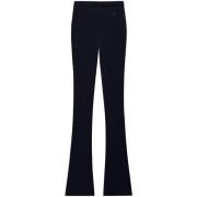 Zwarte Ribgebreide Flare Jeans Courrèges , Black , Dames