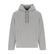 Grijze hoodie met ritssluiting zakken Emporio Armani , Gray , Heren