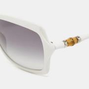 Pre-owned Acetate sunglasses Gucci Vintage , White , Dames