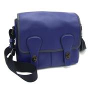 Pre-owned Leather shoulder-bags Coach Pre-owned , Blue , Dames