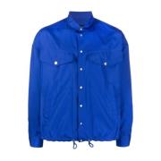 Casual Blauw Overhemd Lange Mouw Dsquared2 , Blue , Heren