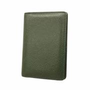 Pre-owned Fabric wallets Louis Vuitton Vintage , Green , Heren