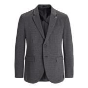 Elegante Blazer met Moderne Accenten Jack & Jones , Gray , Heren