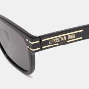 Pre-owned Acetate sunglasses Dior Vintage , Black , Dames