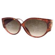 Pre-owned Plastic sunglasses Dior Vintage , Brown , Dames