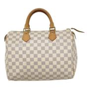 Pre-owned Canvas louis-vuitton-bags Louis Vuitton Vintage , White , Da...